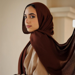 chocolate brown grainy modal