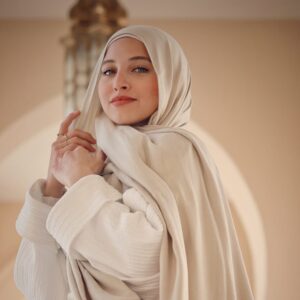 sage beige grainy modal