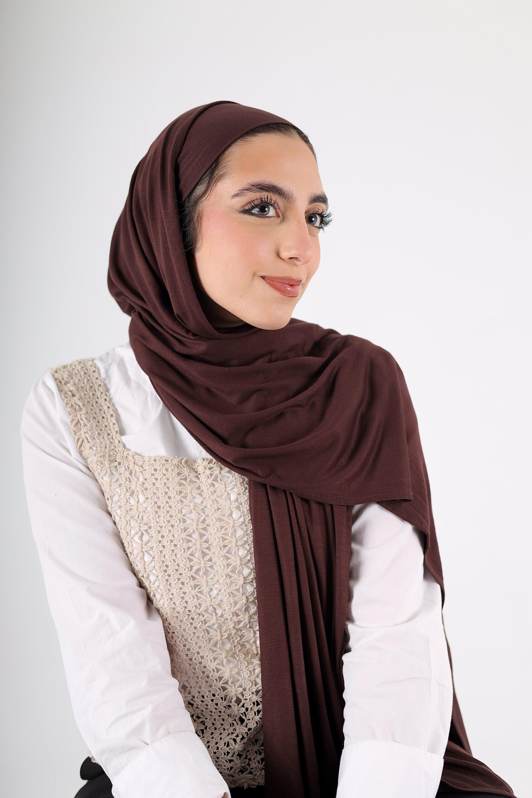 Chocolate Brown Lycra Set - Image 4