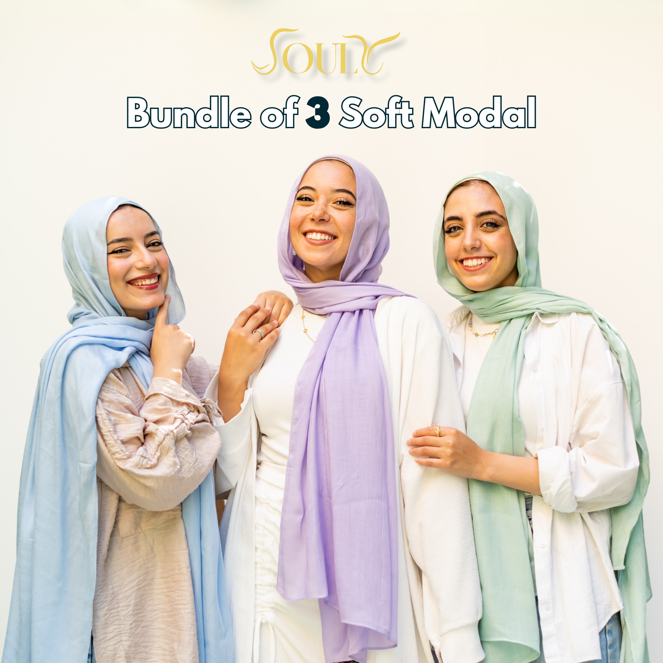 Bundle of 3 Soft Modal